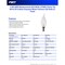 Feit Electric Feit White BA10 E12 (Candelabra) Filament LED Bulb Soft White 40 Watt Equivalence 2 pk BPCFC40927WFIL2 - alternate 3